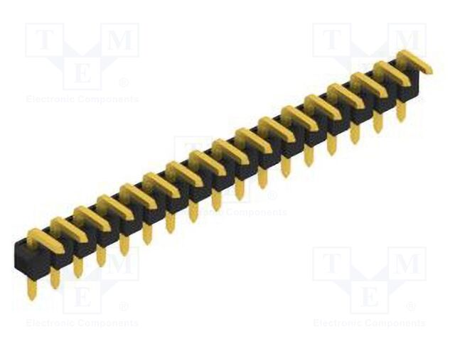 Connector: pin strips; pin header; male; PIN: 17; 2.54mm; THT; 1x17