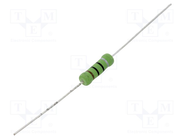 Resistor: wire-wound; ceramic; THT; 22kΩ; 1W; ±10%; Ø5.5x16.5mm