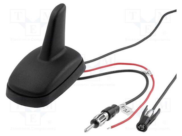 Antenna; SHARK; AM,FM,GPS; DIN,WICLIC; 12VDC; Kind: RG174