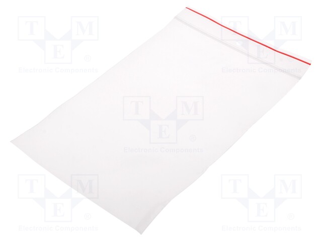 Self-seal bag; L: 180mm; Width: 120mm; Pcs: 100; Thick: 40um