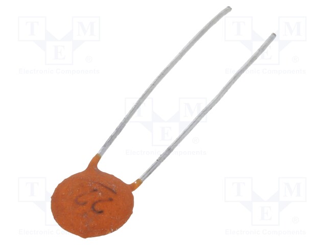 Capacitor: ceramic; 22pF; 100V; C0G; ±5%; THT; 2.5mm