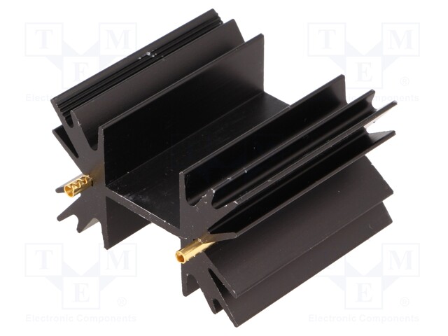 Heatsink: extruded; SOT32,TO220,TO3P; black; L: 38.1mm; 6.5K/W