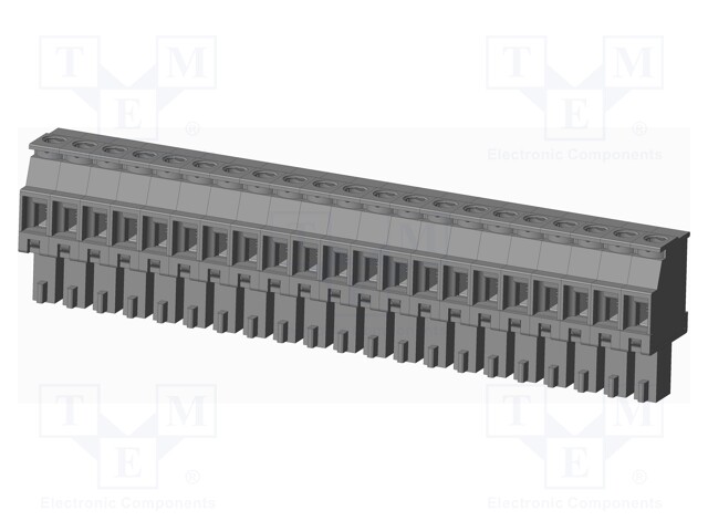 Connector: pluggable terminal block; plug; female; angled 90°
