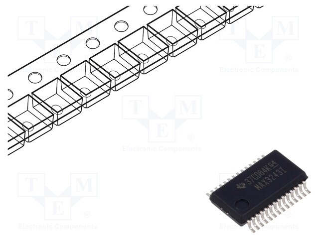 RS-232 TRANSCEIVER, 5.5V, SSOP-28