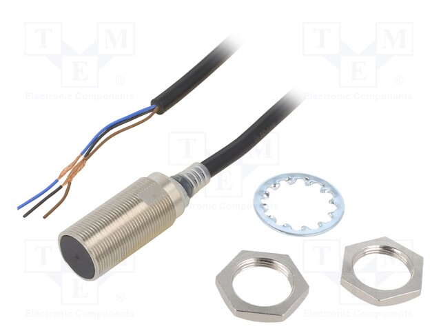 Sensor: inductive; Output conf: PNP / NO; 0÷8mm; 10÷30VDC; M18
