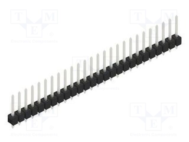 Connector: pin strips; pin header; male; PIN: 26; 2.54mm; THT; 1x26