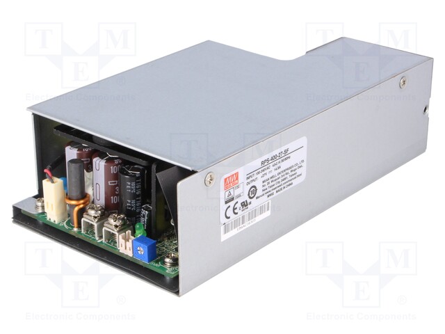 Power supply: switched-mode; 400W; 113÷370VDC; 80÷264VAC; OUT: 1