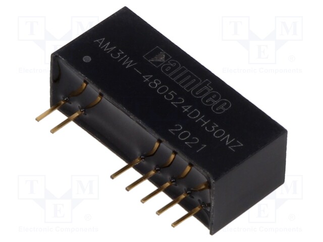 Converter: DC/DC; 3W; Uin: 18÷75V; Uout: 5VDC; Uout2: 24VDC; Iout: 3A