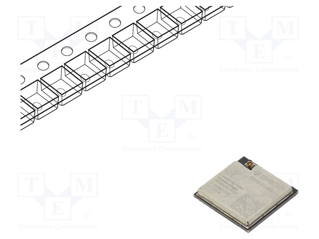 Module: IoT; WiFi; external; SMD; 15.4x15.4x2.4mm; I-PEX (u.FL)