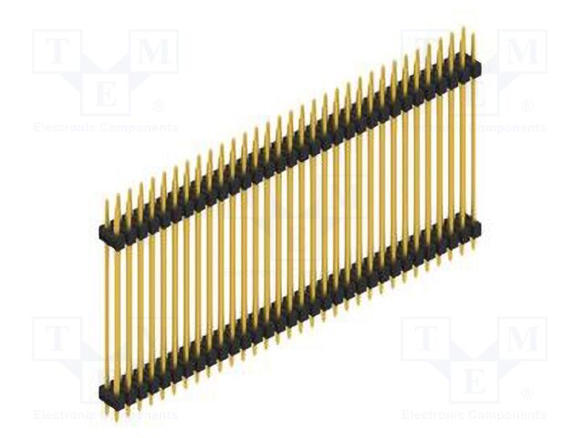 Connector: pin strips; pin header; male; PIN: 64; 2.54mm; THT; 2x32