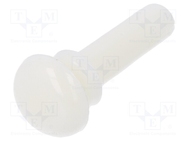 Rivet; polyamide; L.rivet: 10mm; Panel cutout diam: 3.1mm; UL94HB