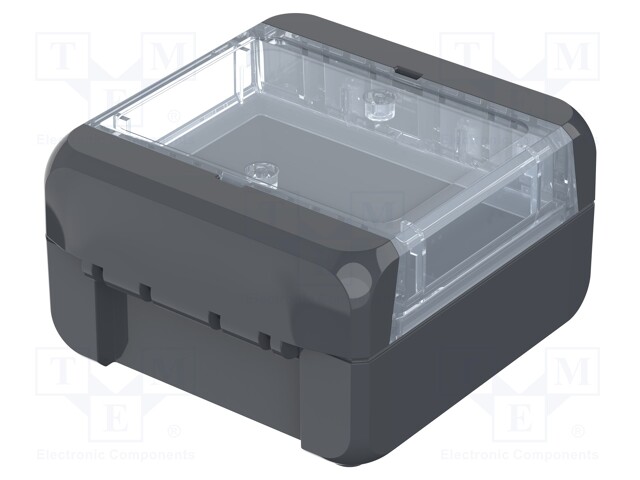 Enclosure: multipurpose; X: 80mm; Y: 89mm; Z: 47mm; BOCUBE; grey