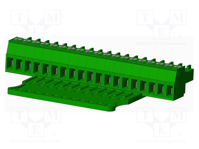 Connector: pluggable terminal block; plug; female; straight; 300V