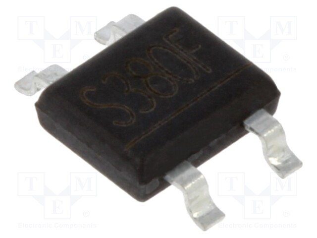 Bridge rectifier: single-phase; 800V; If: 0.8A; Ifsm: 40A; SMT