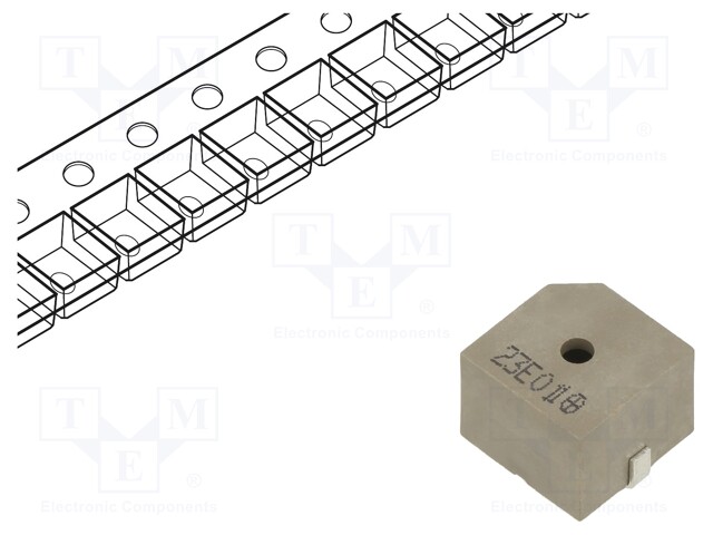 Sound transducer: electromagnetic alarm; freson: 2.4kHz; 30mA