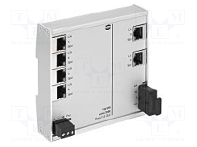 Industrial module: switch Ethernet; unmanaged; 9÷60VDC; RJ45,SC