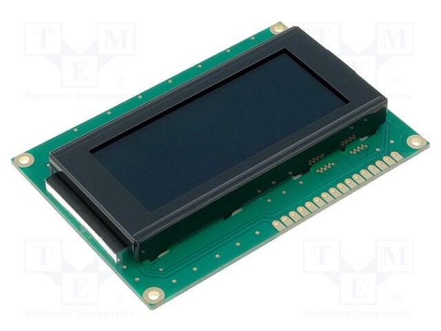 Display: LCD; alphanumeric; FSTN Negative; 16x4; LED; 87x60x13.6mm