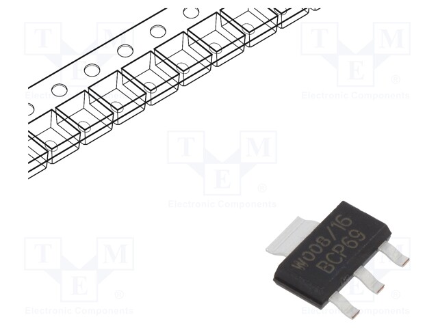 Transistor: PNP; bipolar; 20V; 2A; 1.35W; SOT223
