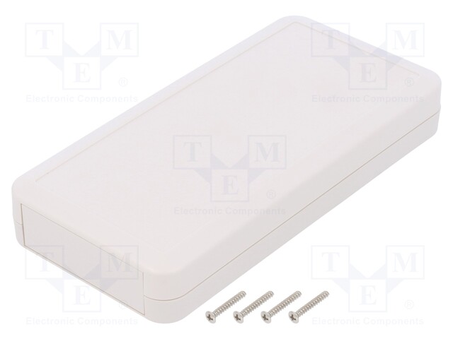 Enclosure: multipurpose; X: 80mm; Y: 165mm; Z: 27mm; LC; ABS; white