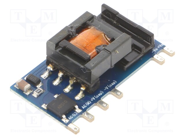 Converter: AC/DC; 5W; 90÷528VAC; Usup: 100÷745VDC; Uout: 9VDC; 72%