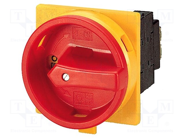 Switch: main cam switch; Stabl.pos: 2; 100A; OFF-ON; Poles: 3+N