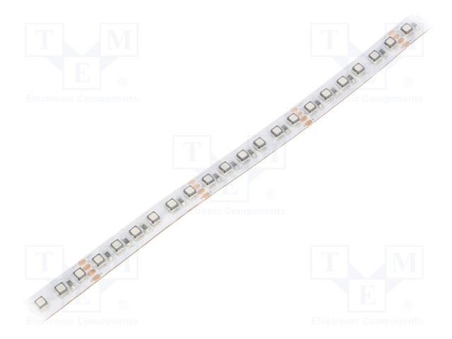 LED tape; RGB; LED/m: 120; SMD; 3535; 24V; 10mm; in gel; white PCB