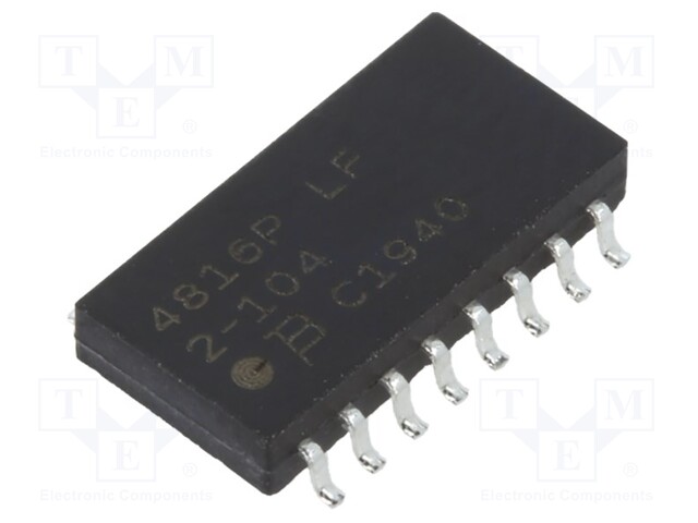 Resistor network: X; 100kΩ; SMD; SOM-16; No.of resistors: 8; 1.28W