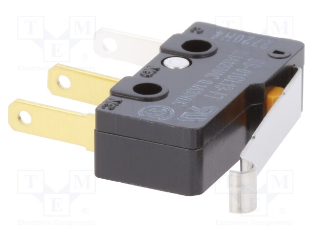 Microswitch SNAP ACTION; with lever with roller simulation