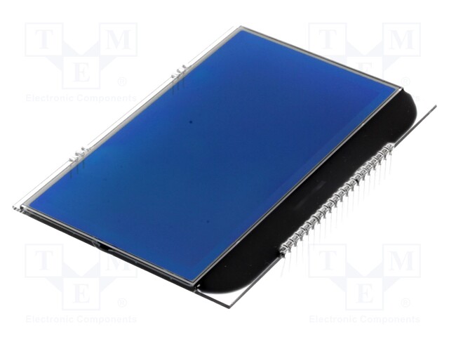 Display: LCD; graphical; 240x128; STN Negative; blue; 94x63.5mm