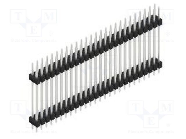 Connector: pin strips; pin header; male; PIN: 52; 2.54mm; THT; 2x26
