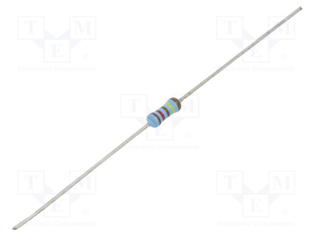 Resistor: thin film; THT; 1.21MΩ; 600mW; ±5%; Ø2.5x6.5mm; 50ppm/°C