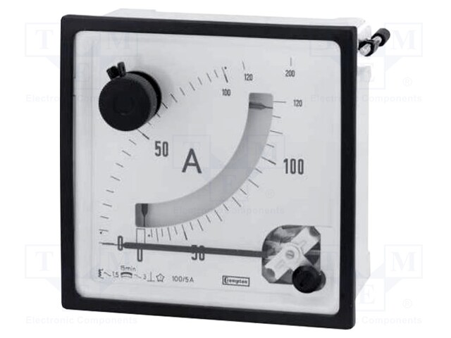 Meter: panel; analogue; 0/2÷2,4kA,0/2÷4kA; Iin: 1/1,2/2A; IP52