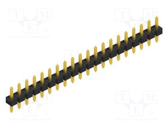 Connector: pin strips; pin header; male; PIN: 20; 2.54mm; THT; 1x20