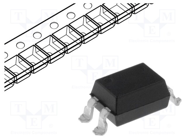 Optocoupler; SMD; Channels: 1; Out: transistor; Uinsul: 5kV; Uce: 70V