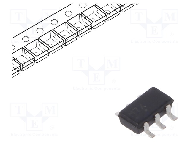 IC: digital; buffer; Channels: 2; IN: 1; SMD; TSOP6; 1.65÷5.5VDC