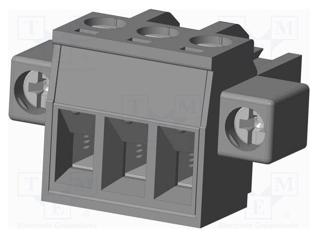 Connector: pluggable terminal block; plug; female; straight; grey
