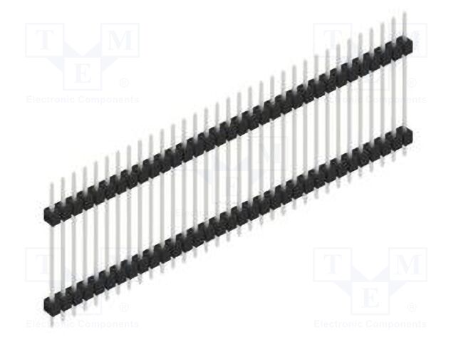 Connector: pin strips; pin header; male; PIN: 33; 2.54mm; THT; 1x33