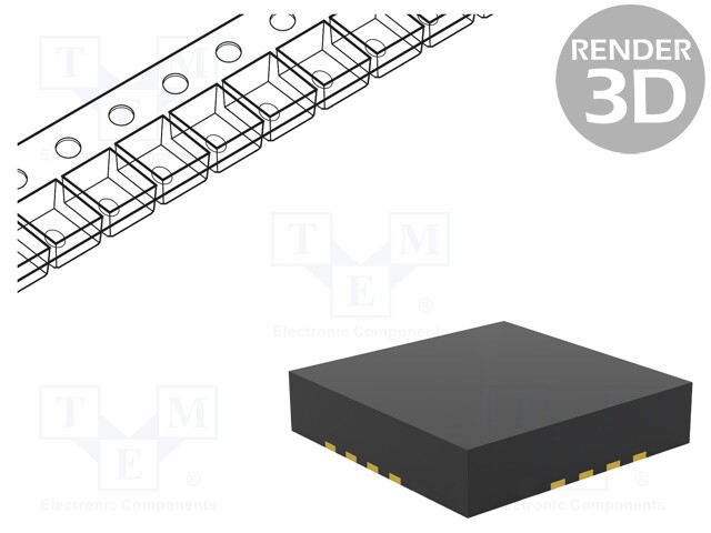 IC: PMIC; DC/DC converter; Uin: 3÷17VDC; Uout: 0.9÷6VDC; 2A; VQFN16