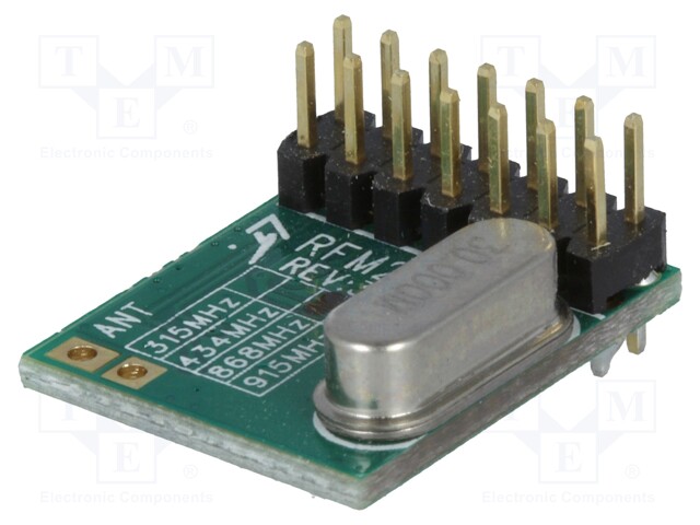 Module: RF; FM transceiver; FSK; 868MHz; SPI; -121dBm; 1.8÷3.6VDC