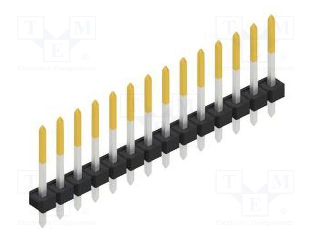 Connector: pin strips; pin header; male; PIN: 14; 2.54mm; THT; 1x14