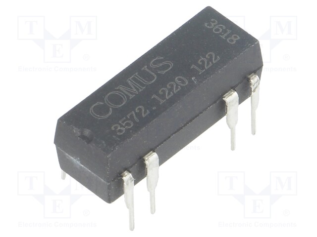 Relay: reed; DPST-NO; Ucoil: 12VDC; 500mA; max.150VDC; 10W; THT