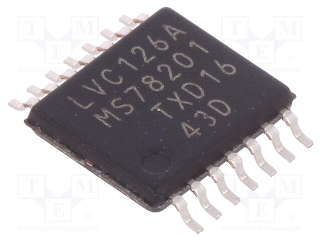 IC: digital; 3-state,buffer,line driver; Channels: 4; SMD; TSSOP14