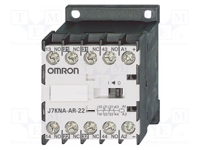 Contactor: 4-pole; NC x2 + NO x2; 24VDC; 2A; J7KNA