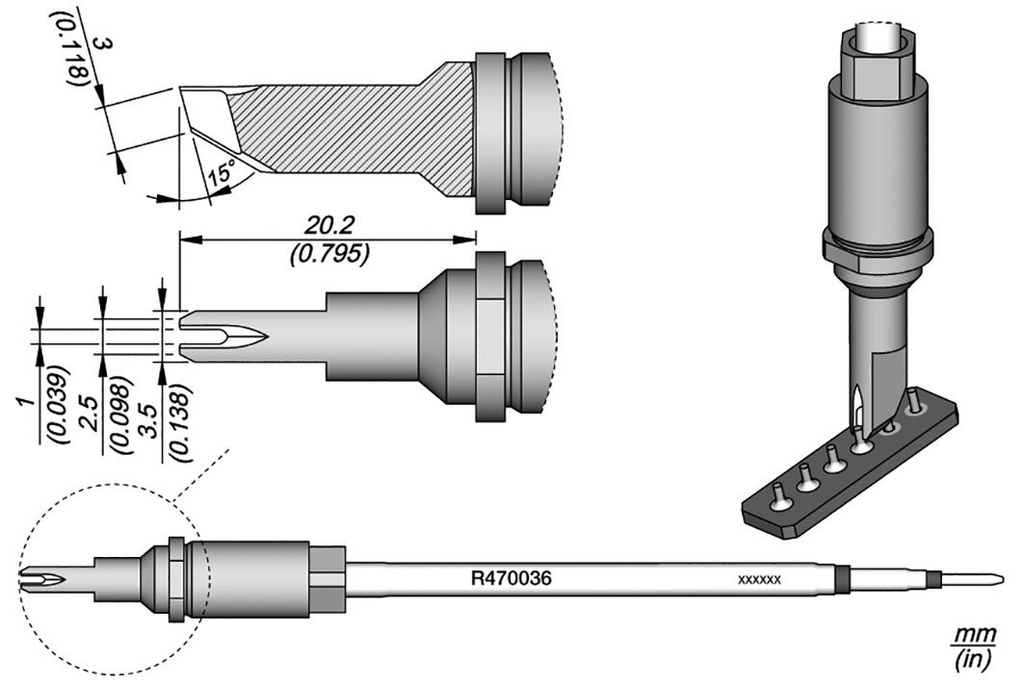 Tip; special; 1mm