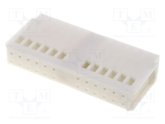 Connector housing; plug; Quadlock; PIN: 24; white