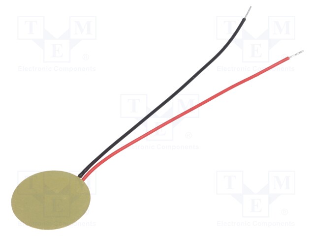 Sound transducer: piezo; without built-in generator; -20÷60°C
