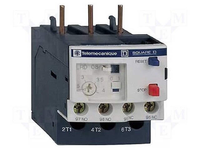 Thermal relay; Series: TeSys D; Leads: screw terminals; 2.5÷4A