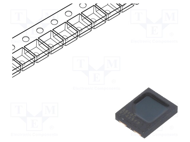PIN photodiode; 550nm; 440-700nm; 65°; Mounting: SMD; Lens: blue