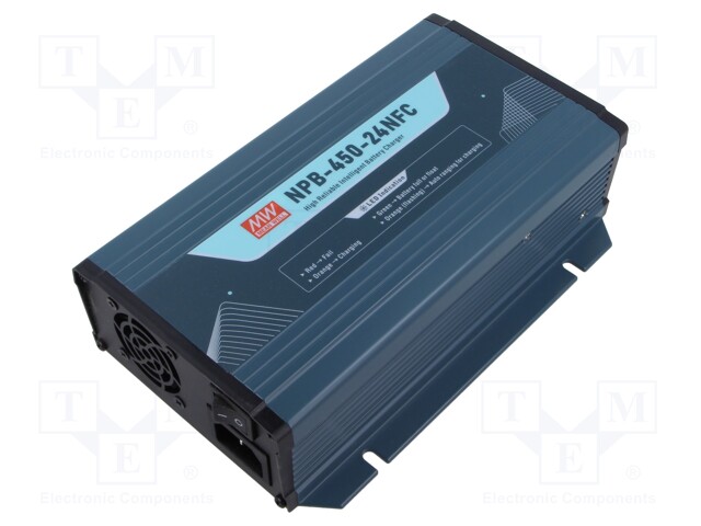 Charger: for rechargeable batteries; 13.5A; 45÷155Ah; 27.6VDC