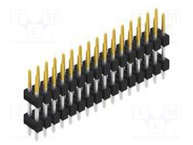 Connector: pin strips; pin header; male; PIN: 32; 2.54mm; THT; 2x16